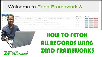 How to Fetch all Records from Database and Display on Home Page using Zend Framework 3 Part-5