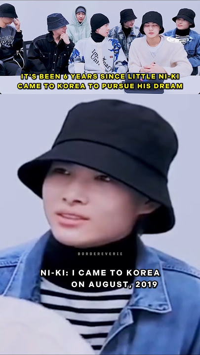 6 years ago little Ni-ki came to Korea to pursue his dream 🥹 so proud #니키 #ni_ki #nishimurariki #ニキ