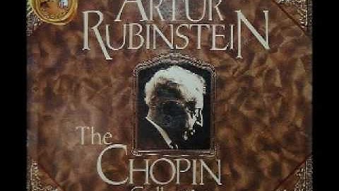 Arthur Rubinstein - Chopin Nocturne Op. 15, No. 2 in F sharp