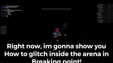 How to glitch inside the game in Breaking Point! | ROBLOX