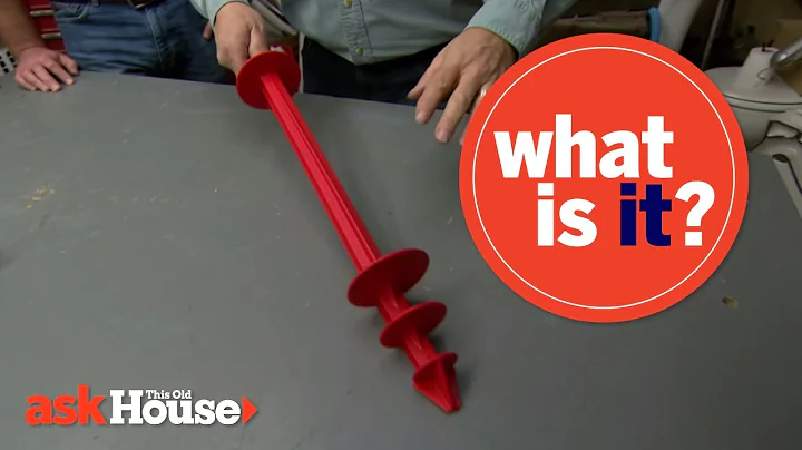 Red Plastic Sword-Like Object | What Is It | Ask This Old House