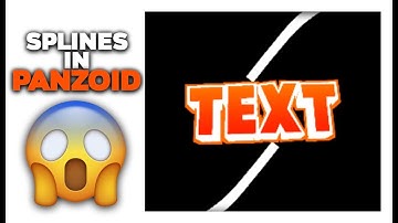 How to make a cool text and splines in panzoid!! CM2 Panzoid Tutorial!!