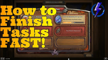 Hearthstone Mercenaries: How to Finish Tasks FAST!