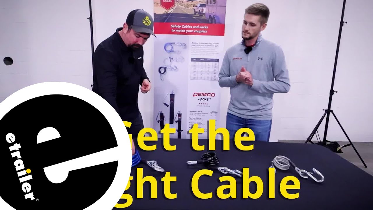 etrailer | Let's Check Out the Demco Safety Cables with the Manufacturer