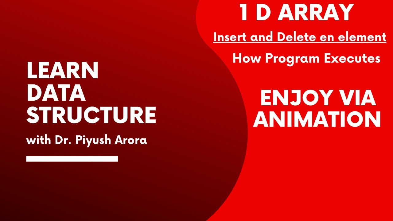 Chapter 1 2 2 5 Insert And Delete Element In 1 D Array In C