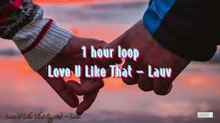 Lauv - Love U Like Thats/1hour