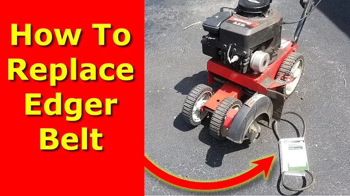 How to Replace Edger Belt | Troy Bilt, Craftsman, Yard Machines
