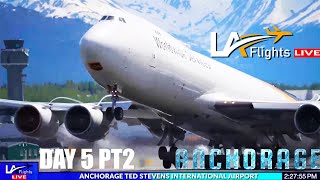 🔴LIVE  Anchorage Airport ACTION! | Ted Stevens Int'l LIVE |