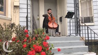 Professional Cellist in San Francisco Lifts Spirits Amid Coronavirus Shelter-in-Place Orders