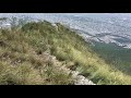 Bajando del cerro de la silla, pico Norte