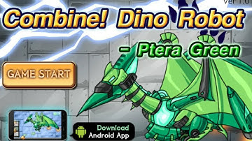 Dino Robot Ptera Green - Game Show - Game Play - 2015 - HD