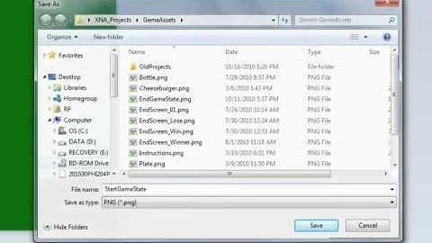 XNA 4 Course I Ch 06 01 CreatingScreenSprites