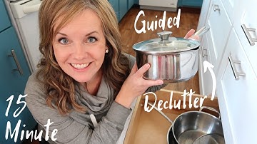 15 Minute Guided Kitchen Declutter (Simplify to cook more & keep clean!)