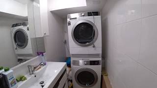 How to install a dryer on a washing machine