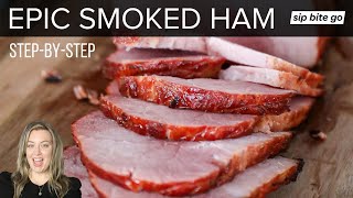 Juicy Traeger Smoked Ham Recipe (Boneless With Butter Baste)