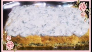 Terrina de anco y espinaca Bañada con queso crema al verdeo