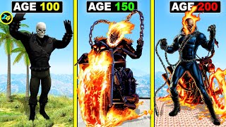 Surviving 200 YEARS As GHOST RIDER in GTA 5