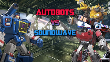 Transformers Autobots VS Soundwave Stop Motion