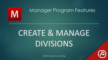 Manager.io Guides: 50 Create & manage divisions