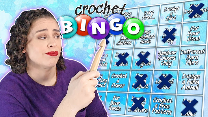 Let's Play Crochet BINGO! | (Or: Watch me screw up crochet bingo!)