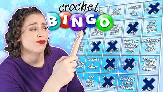 Let's Play Crochet BINGO! | (Or: Watch me screw up crochet bingo!)