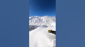 Dreamy ridge line - first tracks never looked so good.