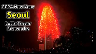 2024 New Year Fireworks In Seoul Lotte Tower Says Goodbye To 2023 With A Big Bang