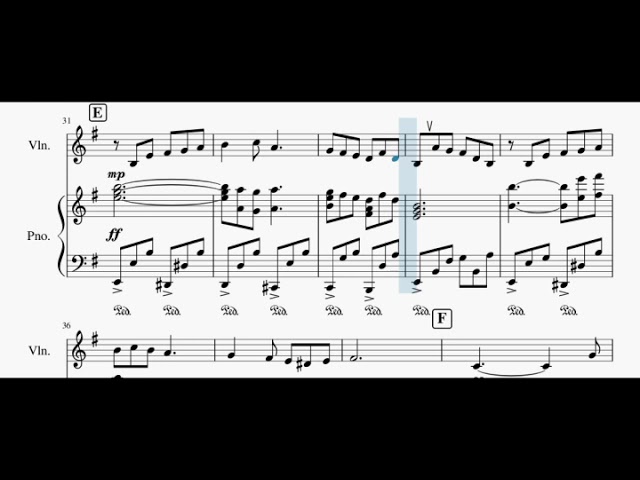 ポケモンxy エイセツシティbgmをヴァイオリンとピアノで 楽譜 Chords Chordify