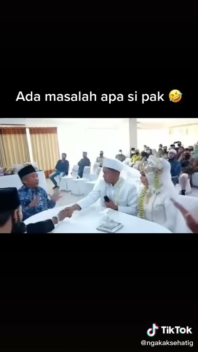Bapak gebrak meja teriak SAH !!! Lucu viral