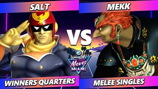 LMM Miami 2023 - Mekk (Ganondorf) Vs. Salt (Captain Falcon) Smash Melee - SSBM