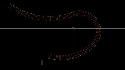 Lệnh rải đối tượng theo đường cong bất kỳ autocad
