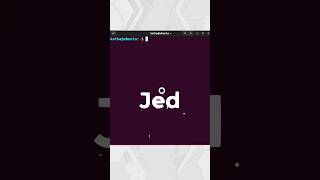 'Jed' The Magical Text Editor | Linuxsimply #Shortvideo #Reels #Shorts