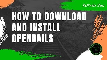 how to Download and install Openrails in pc , laptop | Railindia Sims | Openrails | Hindi