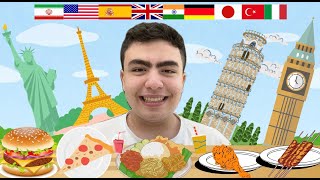 TESTING FOODS FROM AROUND THE WORLD | TESTING POPULAR FOODS FROM DIFFERENT COUNTRIES