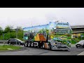 Truckshow Rüssel 2024 with Scania V8 open pipes and more
