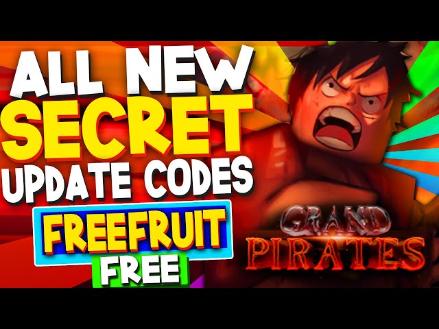 ALL NEW *FREE FRUIT* SMOKE UPDATE CODES in GRAND PIRATES CODES! (Roblox Grand  Pirates Codes) 