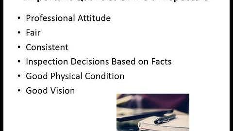 CWI Course - Module 1: Welding Inspection and Certification.