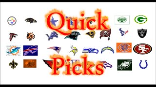 2014 NFL Predictions Week 2 - Quick Picks