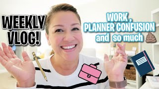 WEEKLY VLOG | WORK, PLANNER CONFUSION AND ? ?