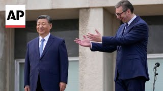 Chinese President Xi Jinping meets Serbia's Vucic on the second leg of his Europe tour
