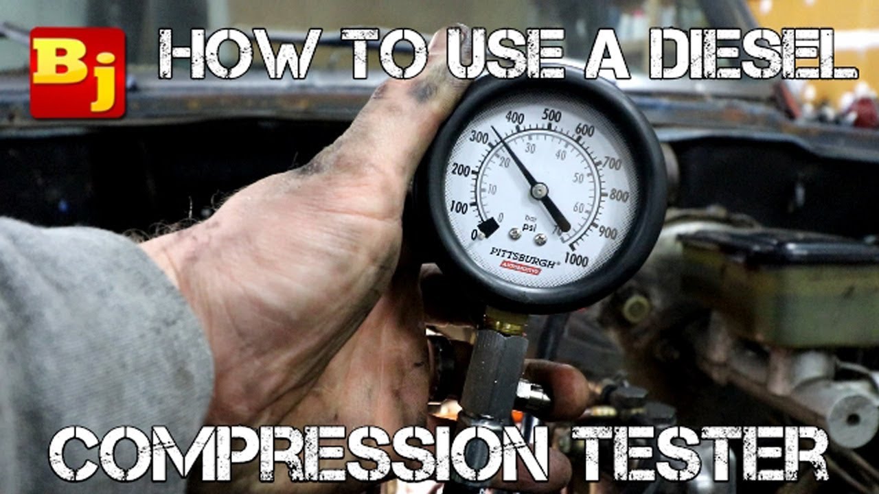 How To Use A Diesel Compression Tester 