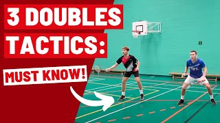 3 Doubles Tactics You NEED To Use In Badminton