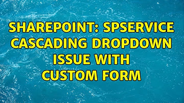 Sharepoint: SPService cascading dropdown Issue with custom form