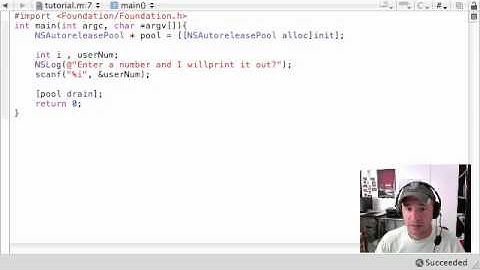 Objective C Programming Tutorial - 13 - scanf and increment operators