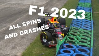 F1 2023 All Spins And Crashes