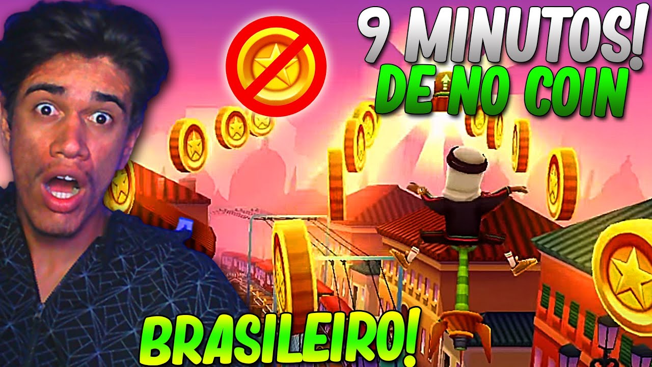 RECORDE MUNDIAL DE NO COIN DO SUBWAY SURFERS (20 MINUTOS) 