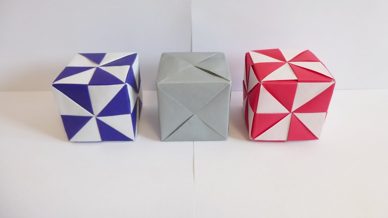 折り紙 折り方 くす玉 24面体 Origami Trisoctahedron Youtube