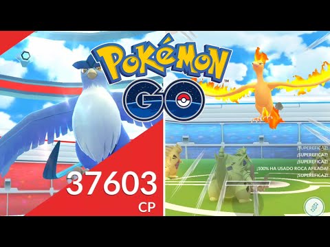 Vídeo: Pok Mon Go Moltres, Zapdos, Articuno Legendario Tiempo De Incursión De Aves Detalladas