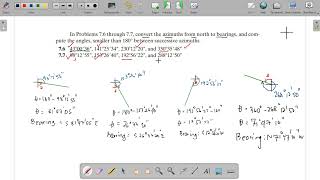 Part 2: Angles and Directions (Bearing and Azimuths)