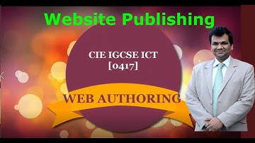 IGCSE ICT 0417 Website Publishing
